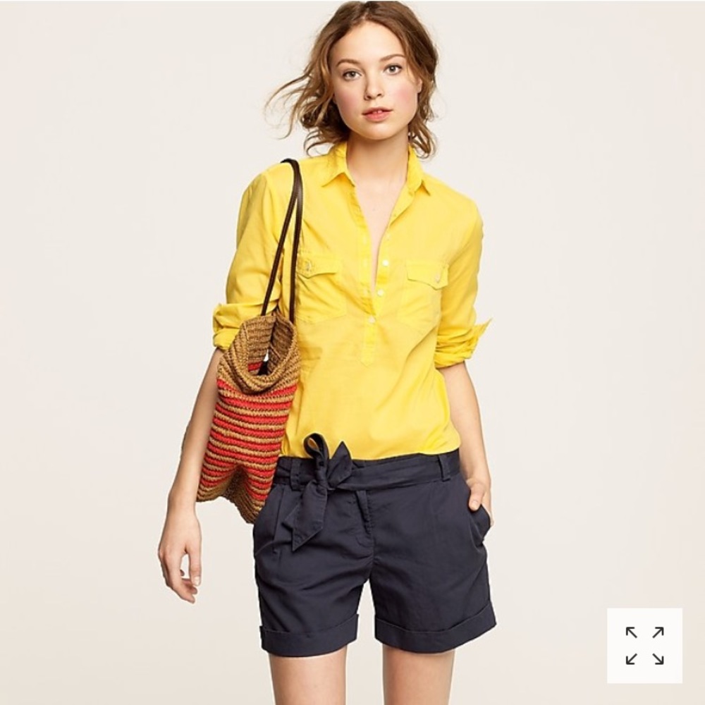 J. Crew Sidewalk Board Bow Tie Waist Short